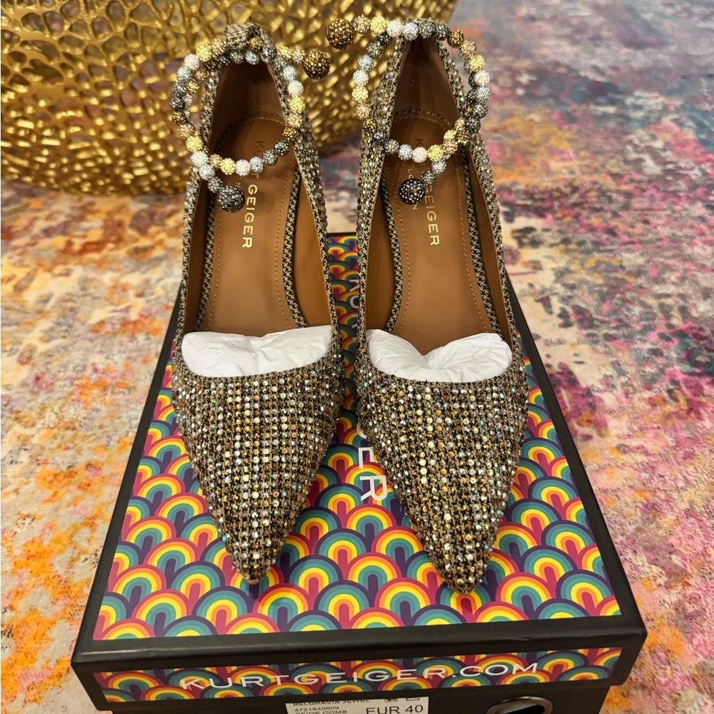 Kurt Geiger Belgravia Jewel Heels (Fit like a 8.5)